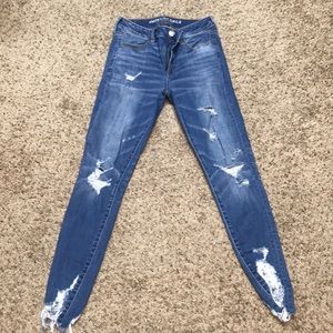 American Eagle distressed jeans